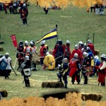 Pennsic XL Banner Bearing in the Valley Battle