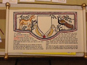 AoA Scroll by Christiana Crane; Words by Aneleda Falconbridge